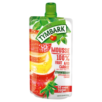 TYMBARK mousse (JAGODA-jabuka-mrkva-banana) 120g