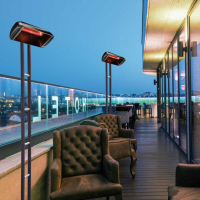 Grijalica zidna infracrvena Heliosa 66 Black Glass