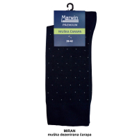 MIRAN - muška dezenirana čarapa 39-42