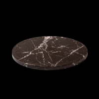 Podmetač za tortu tvrdi crni mermer fi 36cmxH1,2cm