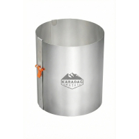 Podesivi Inox kalup 15-30cm H19cm Karadag Metal
