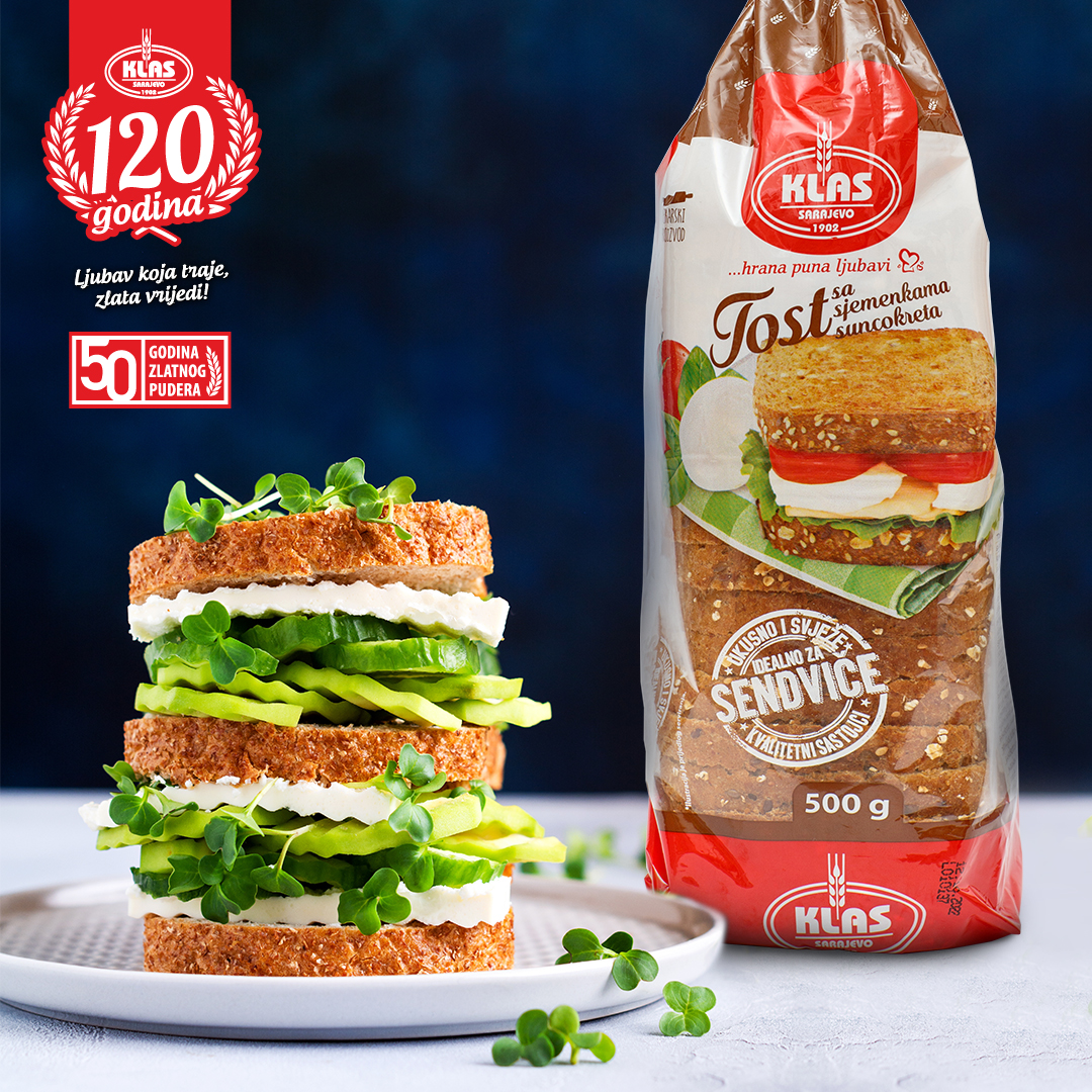 TOST SUNCOKRETOV 500g Klas 