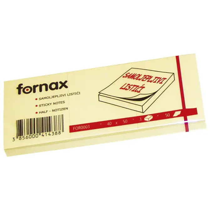 Blok samoljepljiv 40x50mm 3x100L