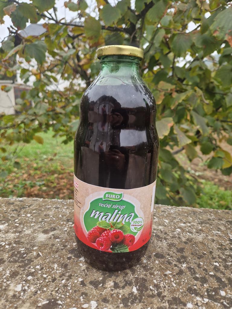 Prirodni sirup malina 1l