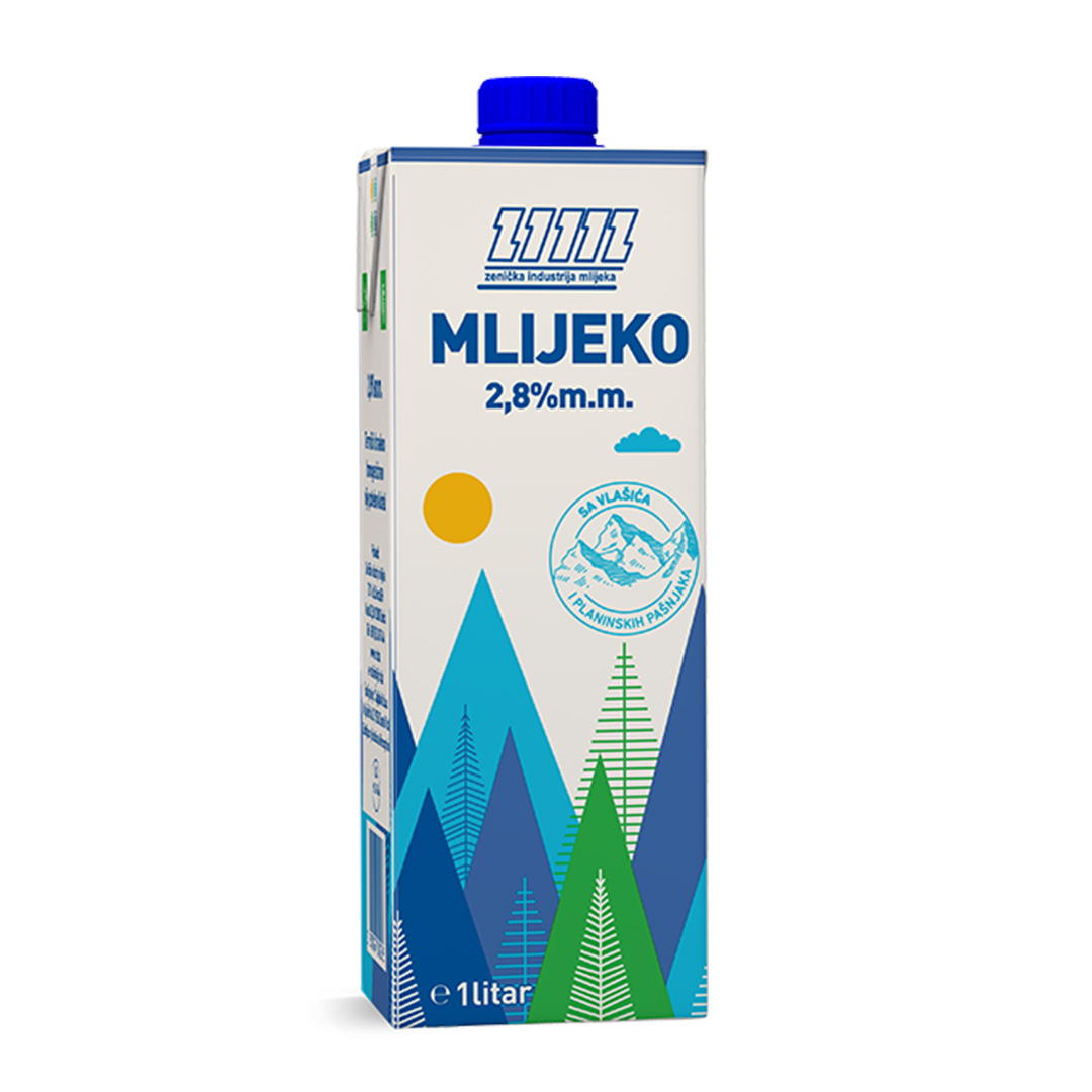Tetrapak mlijeko 2,8% 1/1