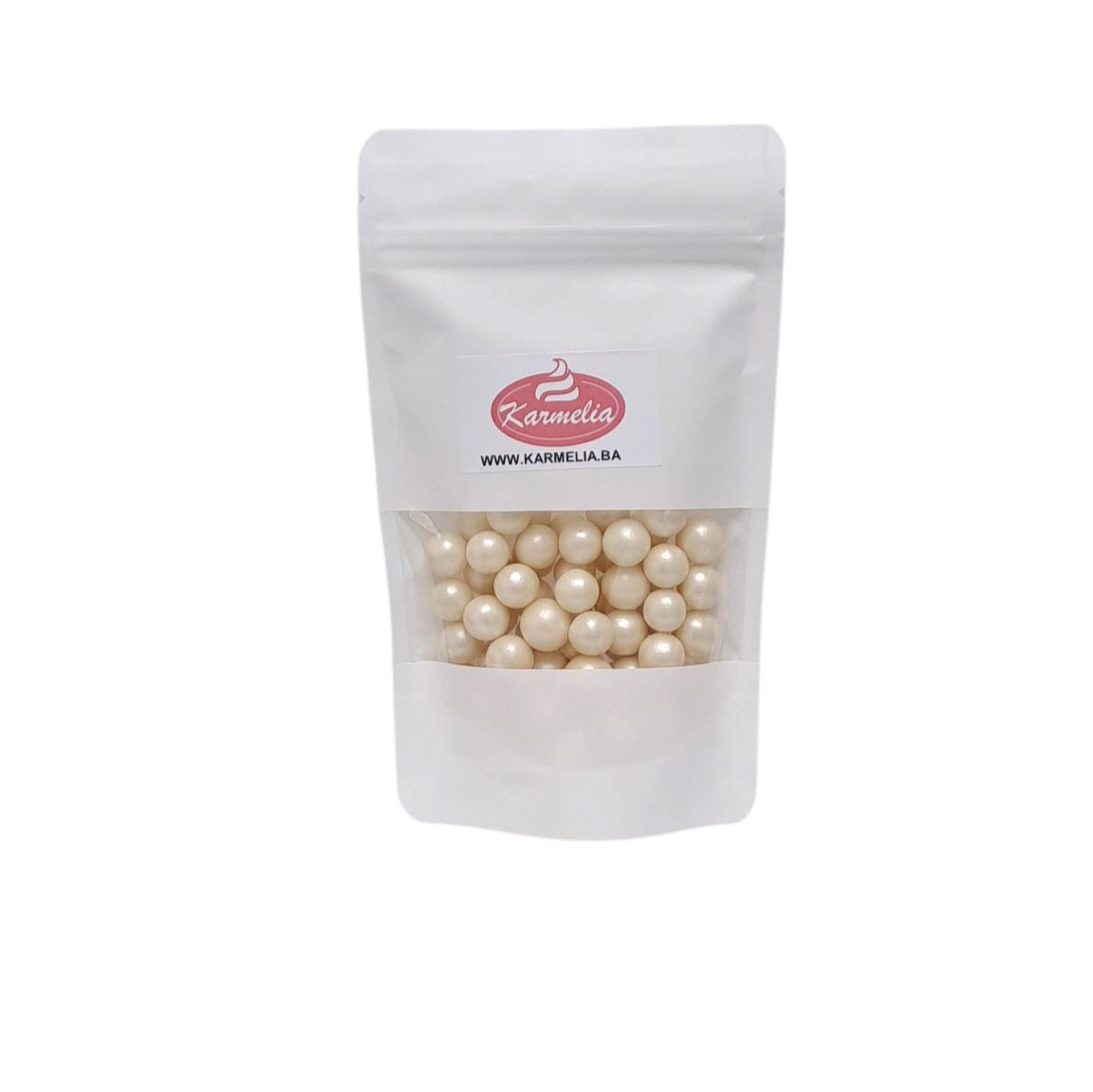 Šećerne perle biserne 12mm 100g