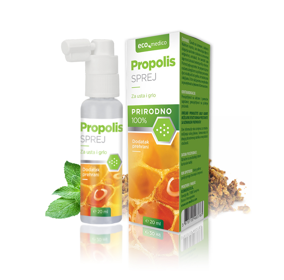 PROPOLIS SPREJ SA MENTOM 20ml