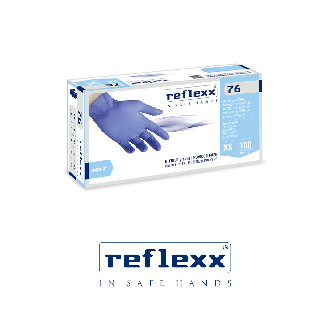 Jednokratne rukavice reflexx 76 „soft” veličina S
