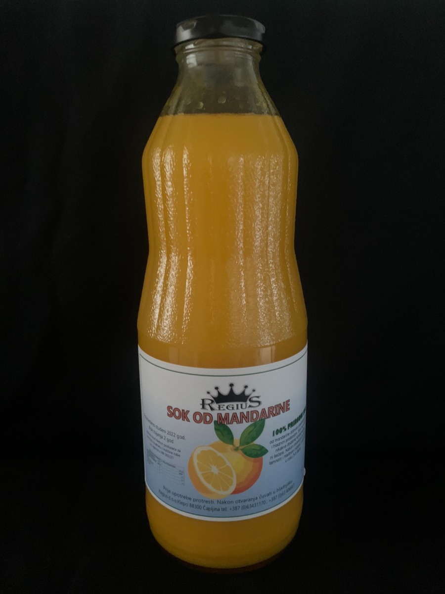 Prirodni sok mandarina 1l